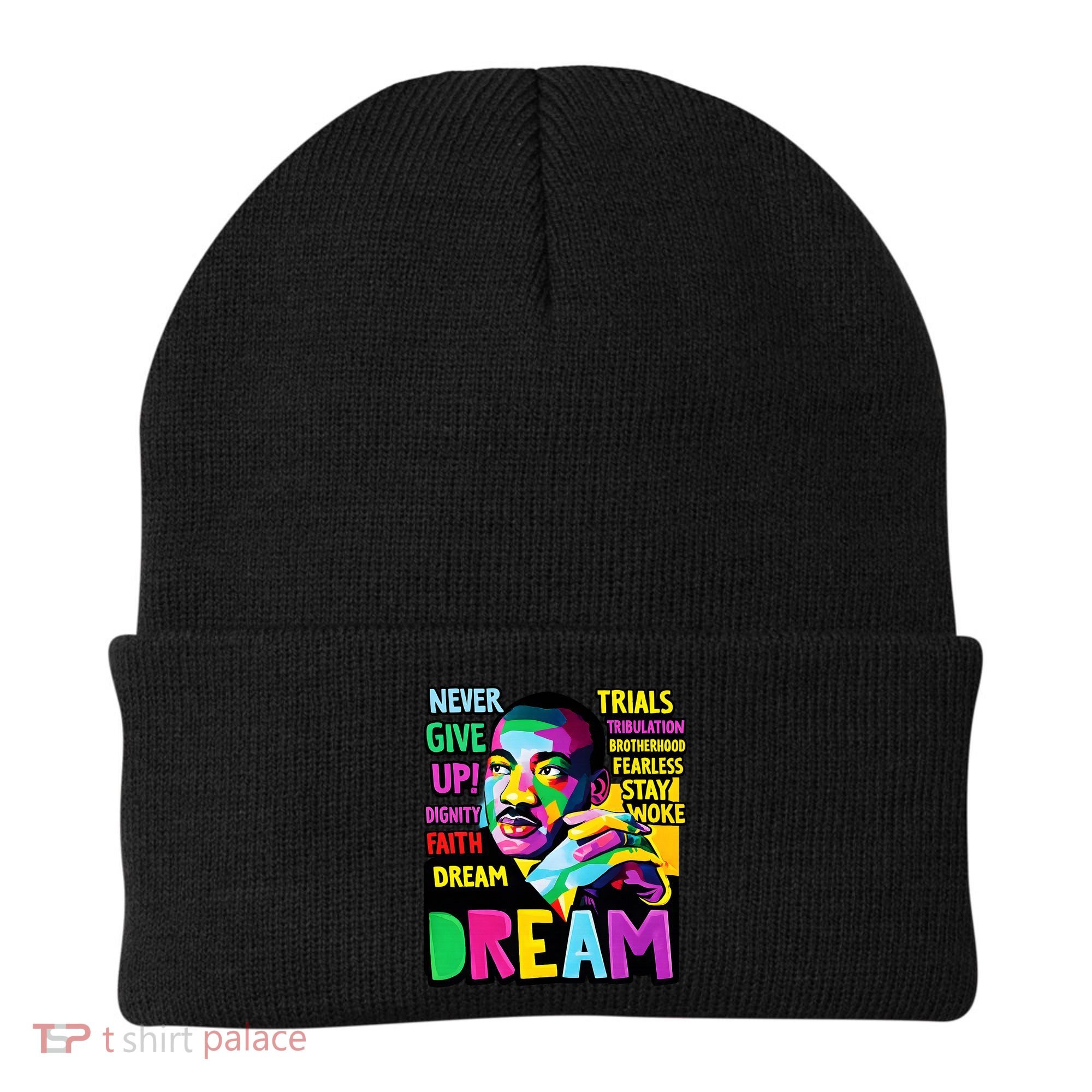 Dream Black History Month Martin Luther King Day Beanie