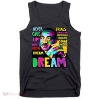 Dream Black History Month Martin Luther King Day Tank Top thumb 0