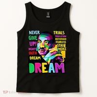 Dream Black History Month Martin Luther King Day Tank Top thumb 2