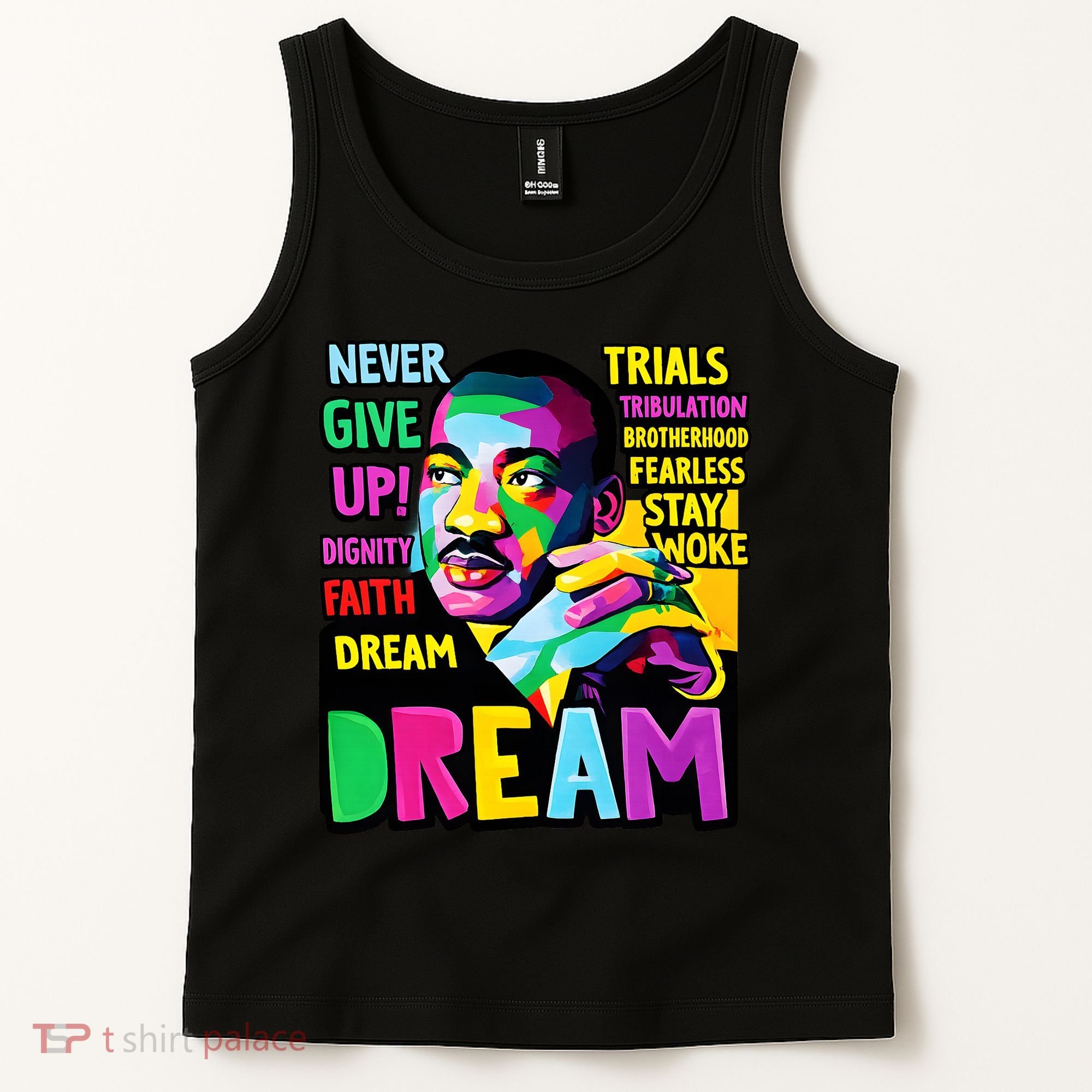 Dream Black History Month Martin Luther King Day Tank Top