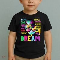 Dream Black History Month Martin Luther King Day Toddler T-Shirt thumb 2