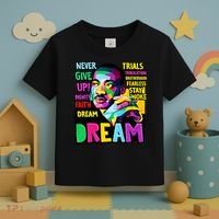 Dream Black History Month Martin Luther King Day Toddler T-Shirt thumb 3