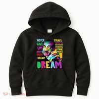 Dream Black History Month Martin Luther King Day Kids Hoodie thumb 0