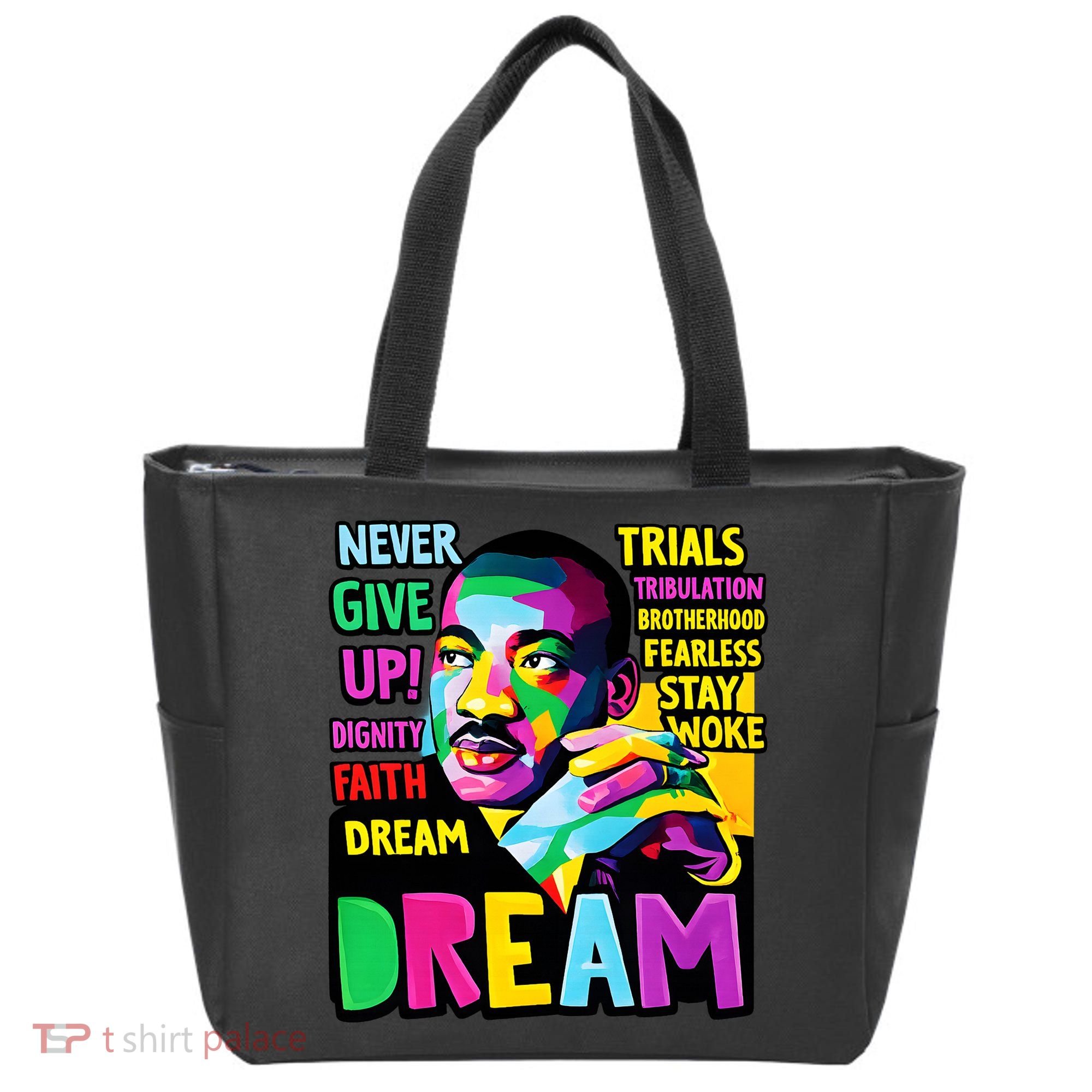 Dream Black History Month Martin Luther King Day Tote Bag