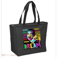 Dream Black History Month Martin Luther King Day Tote Bag thumb 2