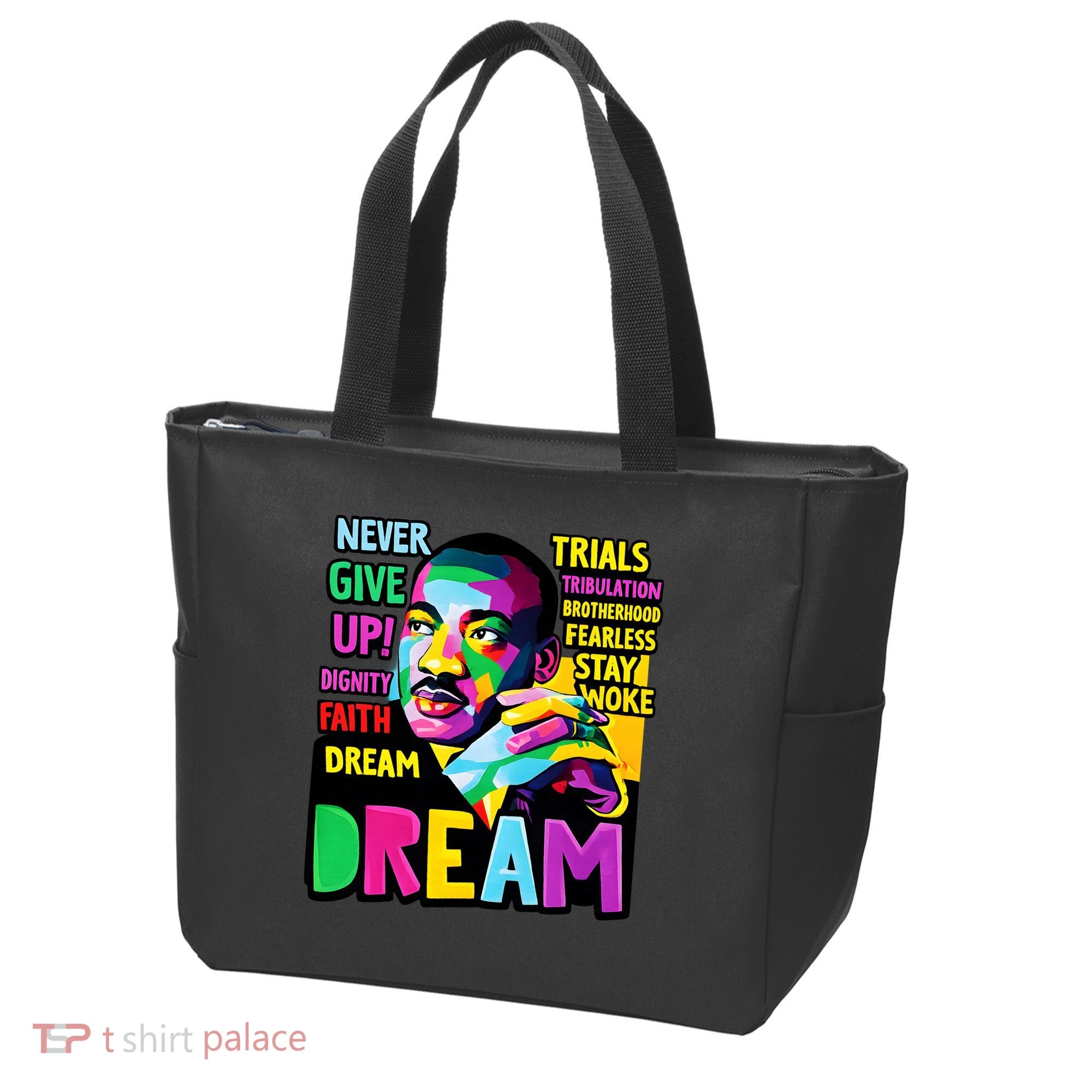 Dream Black History Month Martin Luther King Day Tote Bag