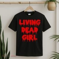 Dripping Blood Halloween Zombie Movie Living Dead Girl T-Shirt thumb 2