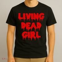Dripping Blood Halloween Zombie Movie Living Dead Girl T-Shirt thumb 3