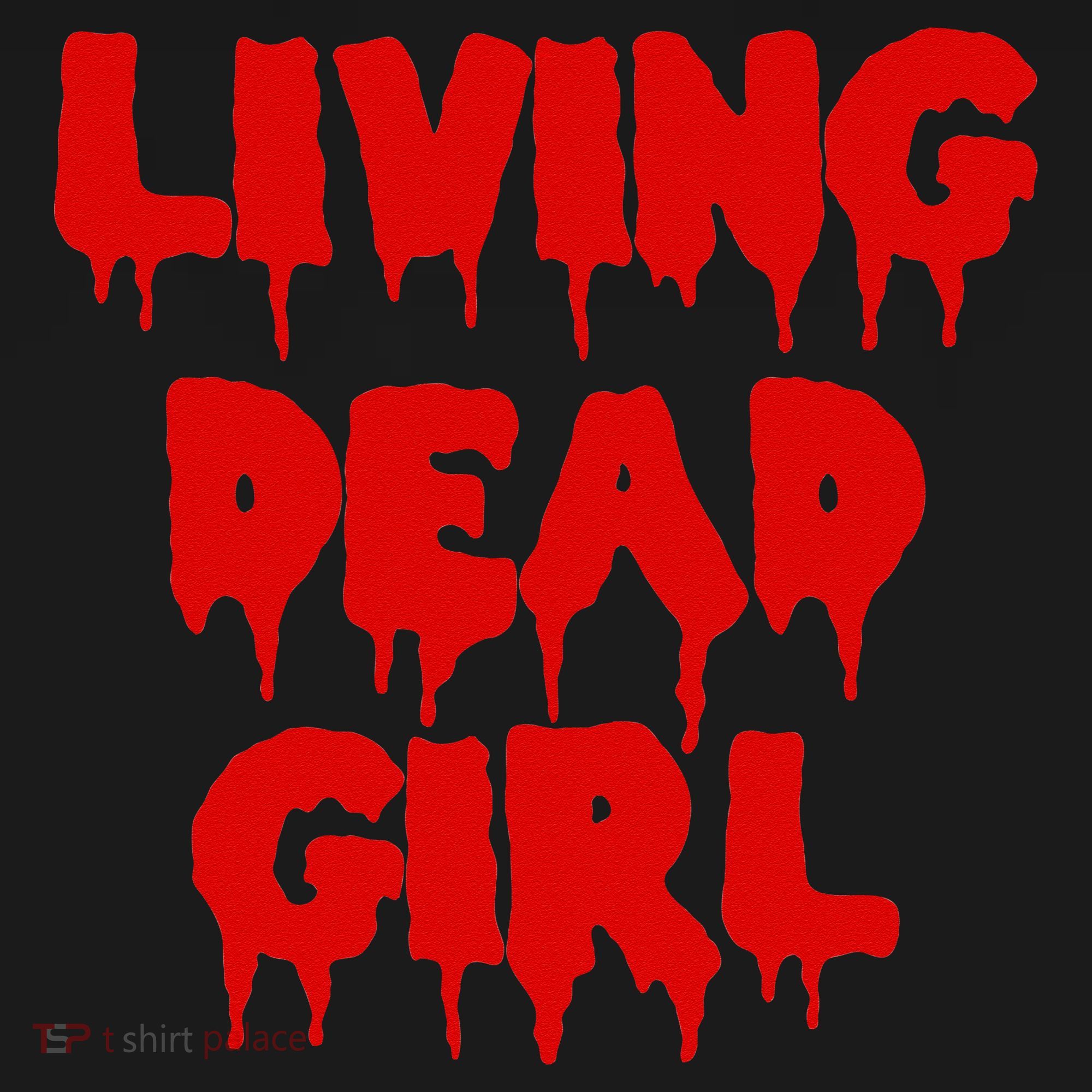 Dripping Blood Halloween Zombie Movie Living Dead Girl Women's Tank Top