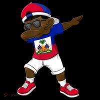 Dabbing Boy Haitian Haiti Flag Kid Dab Dance Women's Hoodie thumb 2