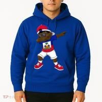 Dabbing Boy Haitian Haiti Flag Kid Dab Dance Hoodie thumb 2