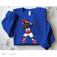 Dabbing Boy Haitian Haiti Flag Kid Dab Dance Sweatshirt thumb 2
