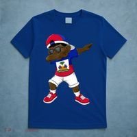 Dabbing Boy Haitian Haiti Flag Kid Dab Dance T-Shirt thumb 5