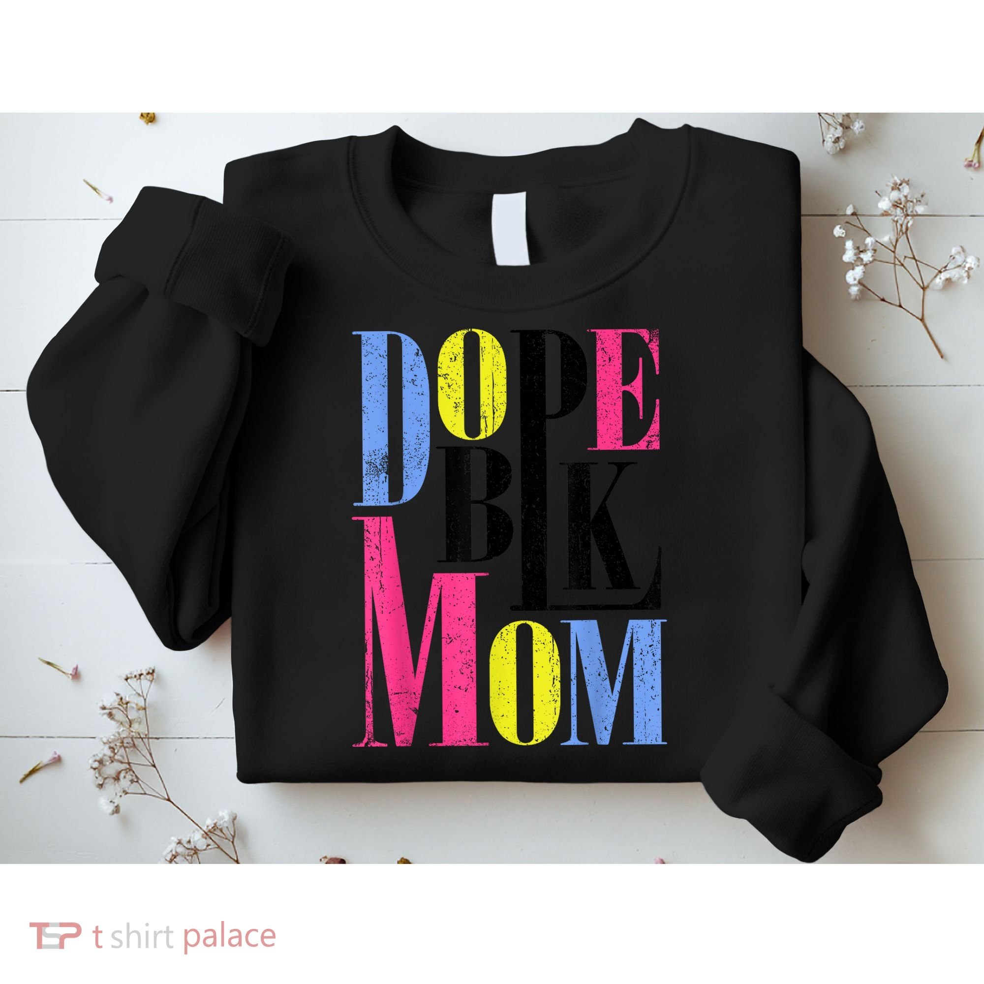 Dope Black History Month African American Mothers Day Retro Girl Sweatshirt