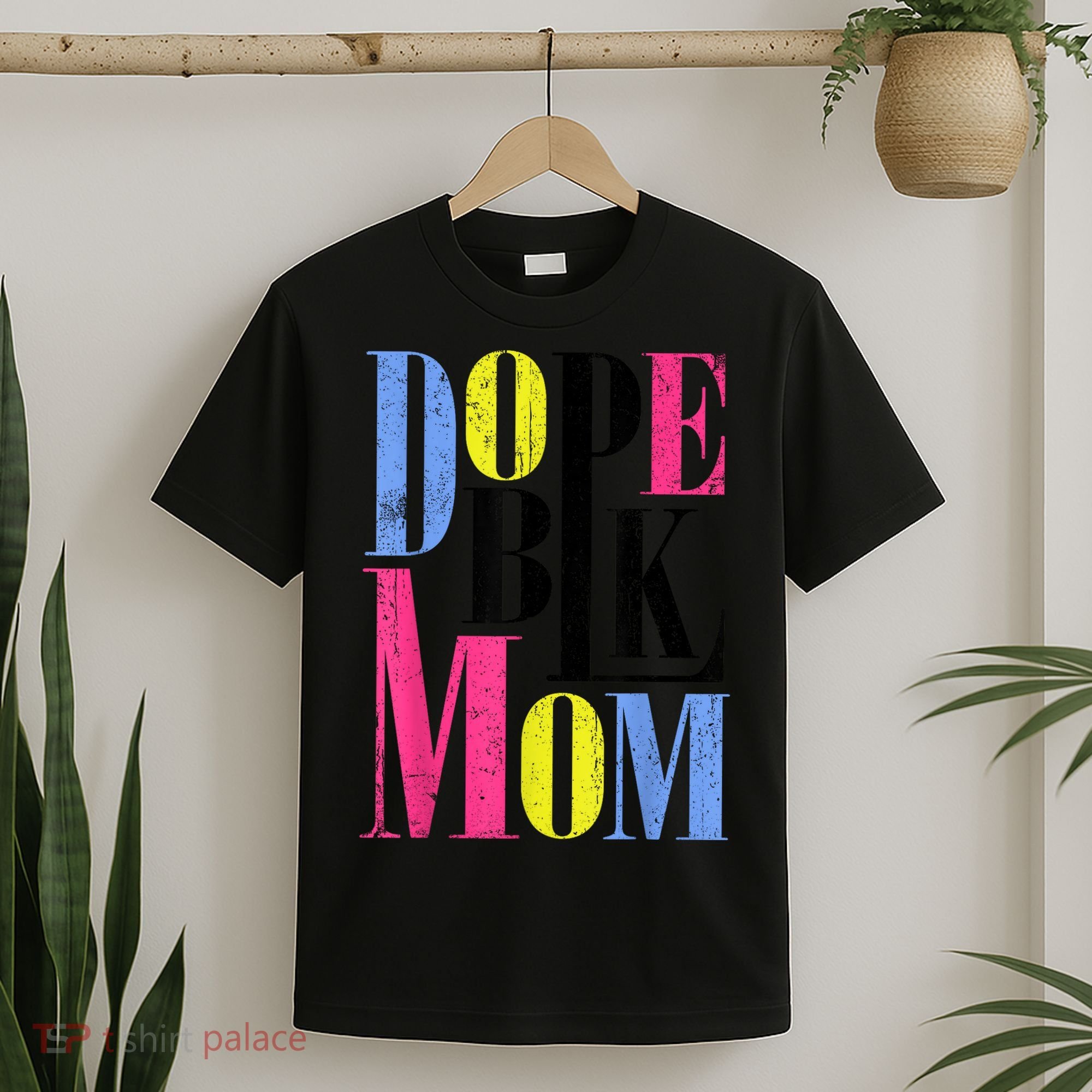 Dope Black History Month African American Mothers Day Retro Girl T-Shirt