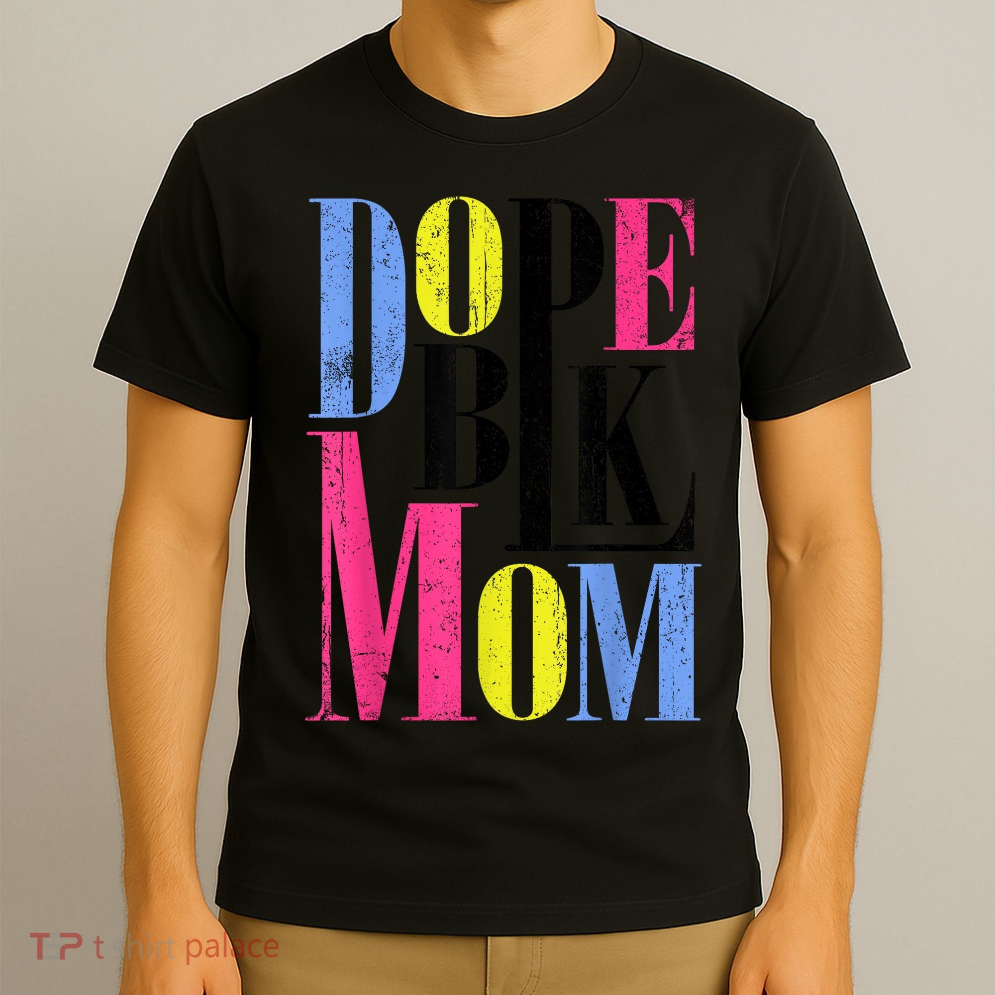 Dope Black History Month African American Mothers Day Retro Girl T-Shirt
