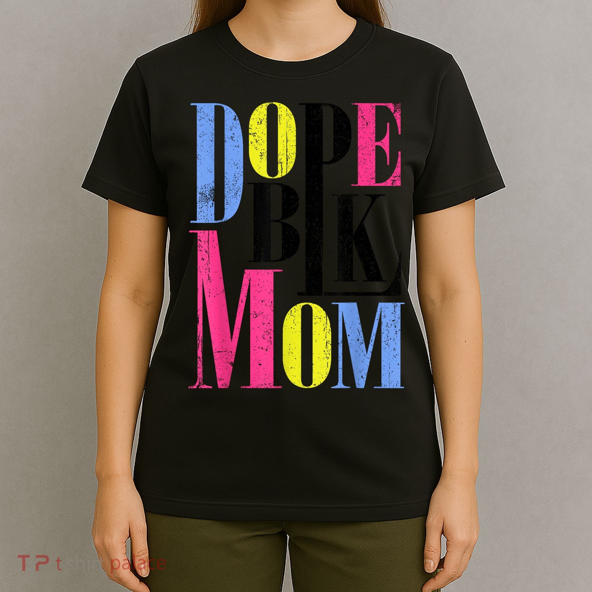 Dope Black History Month African American Mothers Day Retro Girl T-Shirt