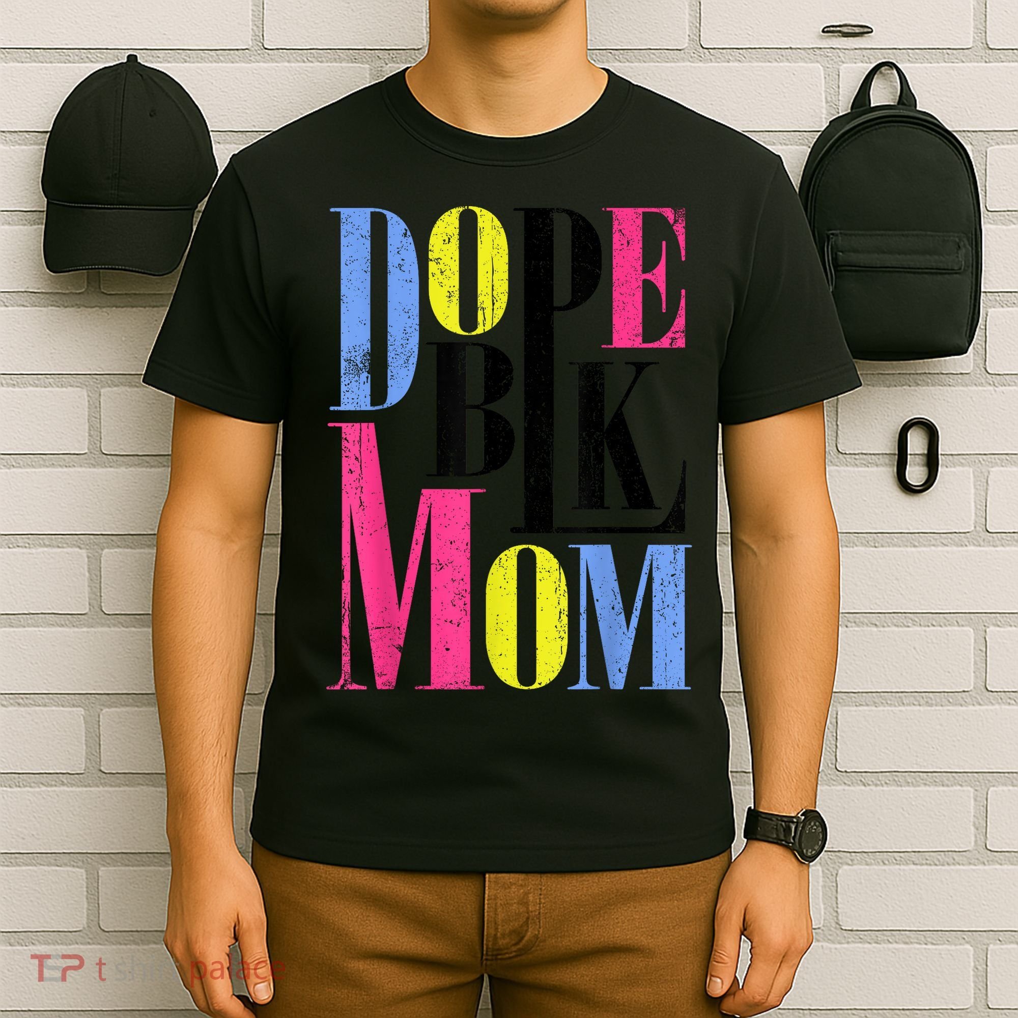 Dope Black History Month African American Mothers Day Retro Girl T-Shirt