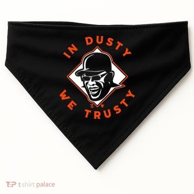 Dusty Baker - In Dusty We Trusty - Houston Baseball USA-Made Doggie Bandana