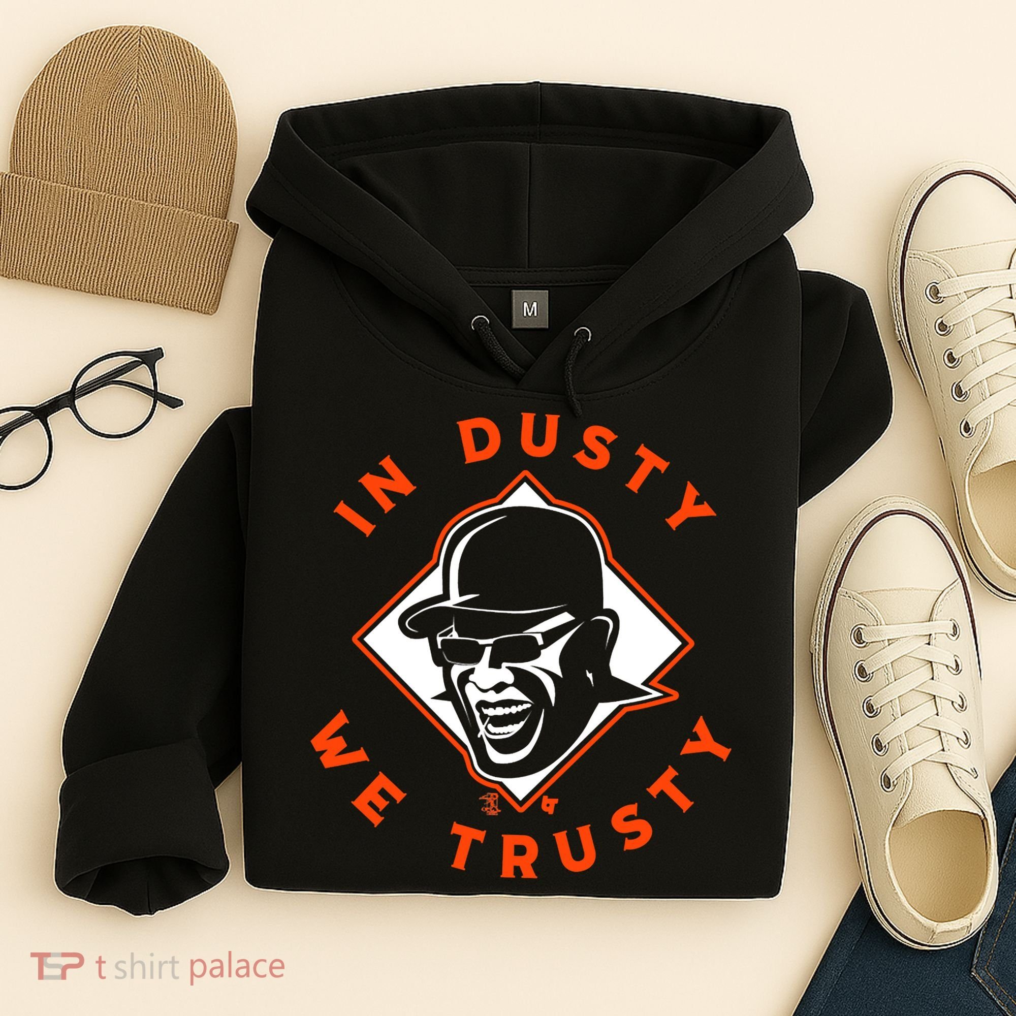 Dusty Baker - In Dusty We Trusty - Houston Baseball Hoodie