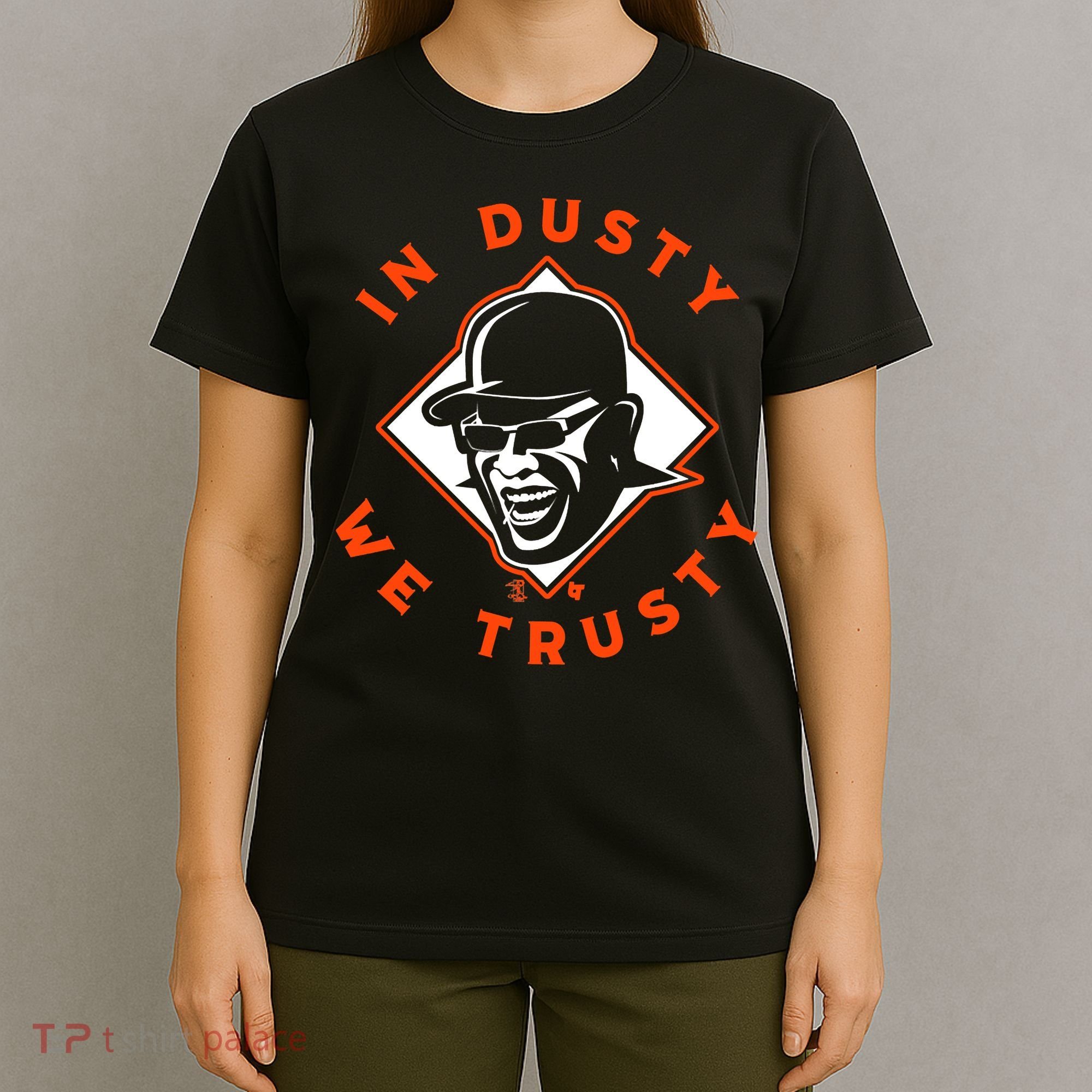 Dusty Baker - In Dusty We Trusty - Houston Baseball T-Shirt