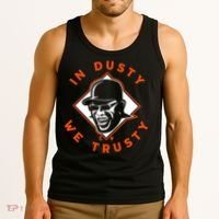 Dusty Baker - In Dusty We Trusty - Houston Baseball Tank Top thumb 3