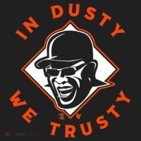 Dusty Baker - In Dusty We Trusty - Houston Baseball Golf Towel thumb 3