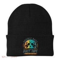 Double Bass Is Like Duct Tape Upright Bass Contrabass Player Beanie thumb 0