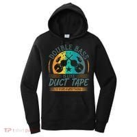 Double Bass Is Like Duct Tape Upright Bass Contrabass Player Women's Hoodie thumb 0