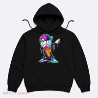 Dripping Baseball Ice Cream Drip Cone Hoodie thumb 0