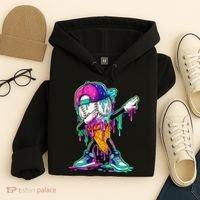 Dripping Baseball Ice Cream Drip Cone Hoodie thumb 4
