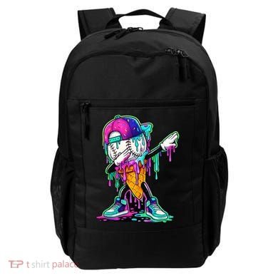 Dripping Baseball Ice Cream Drip Cone Backpack