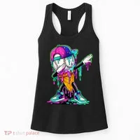 Dripping Baseball Ice Cream Drip Cone Women's Tank Top thumb 0