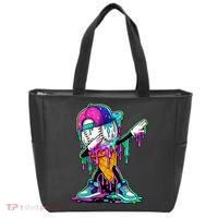 Dripping Baseball Ice Cream Drip Cone Tote Bag thumb 0