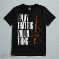 Double Bass I Play That Big Violin Thing Funny Gift T-Shirt thumb 5