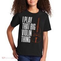 Double Bass I Play That Big Violin Thing Funny Gift Kids T-Shirt thumb 2