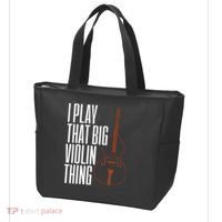 Double Bass I Play That Big Violin Thing Funny Gift Tote Bag thumb 3