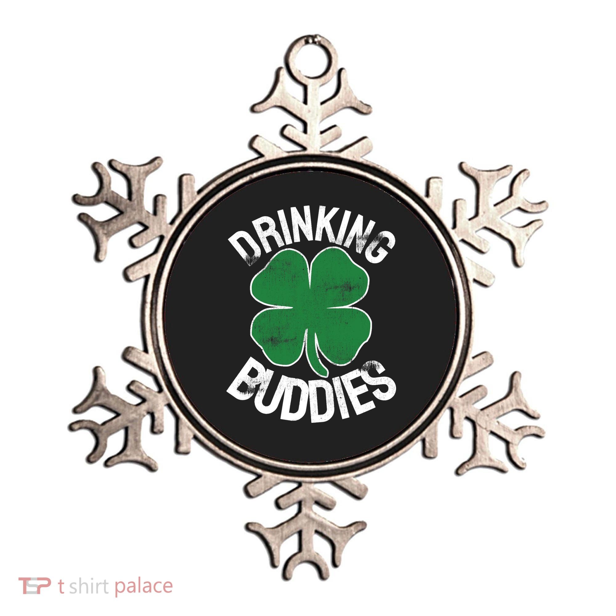 Drinking Buddies Irish Matching ST PATRICKS DAY Beer Drunk Ornament