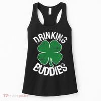 Drinking Buddies Irish Matching ST PATRICKS DAY Beer Drunk Women's Tank Top thumb 0