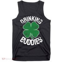Drinking Buddies Irish Matching ST PATRICKS DAY Beer Drunk Tank Top thumb 0