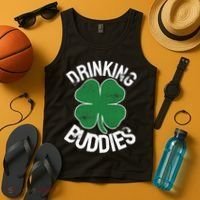 Drinking Buddies Irish Matching ST PATRICKS DAY Beer Drunk Tank Top thumb 4