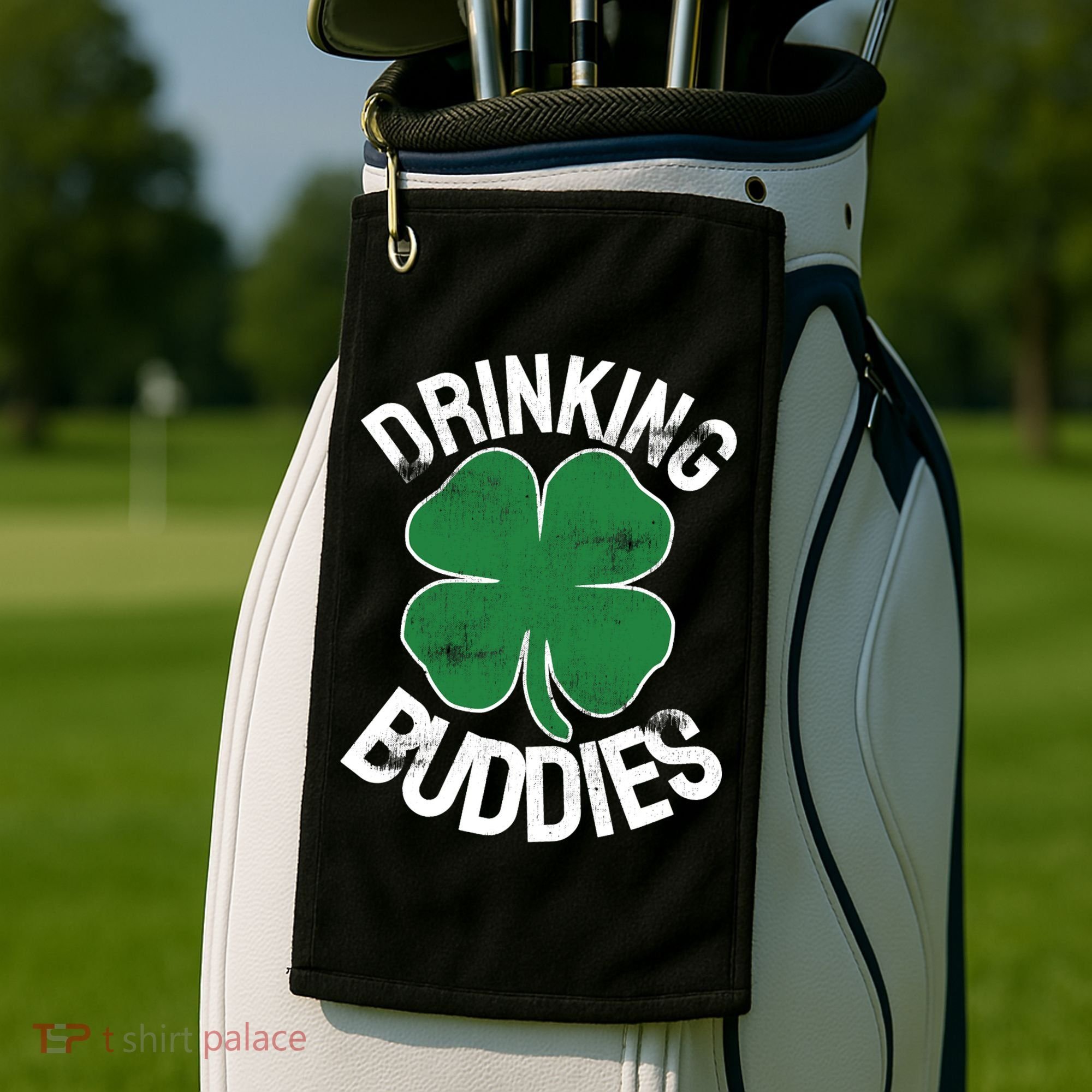 Drinking Buddies Irish Matching ST PATRICKS DAY Beer Drunk Golf Towel