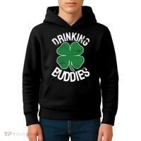 Drinking Buddies Irish Matching ST PATRICKS DAY Beer Drunk Kids Hoodie thumb 4