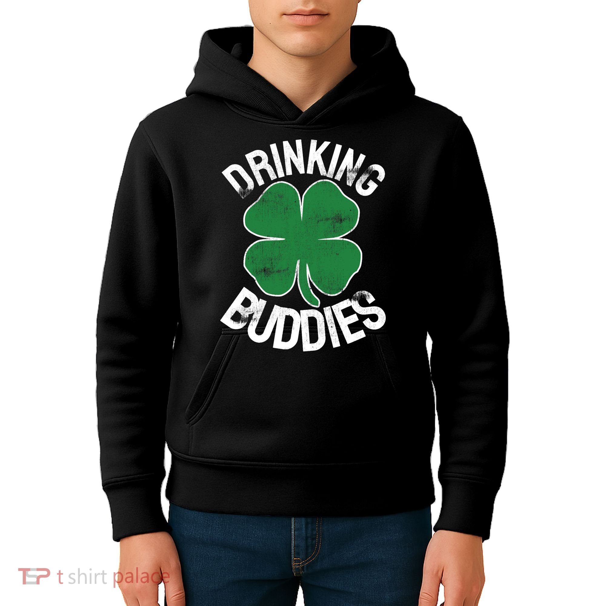 Drinking Buddies Irish Matching ST PATRICKS DAY Beer Drunk Kids Hoodie
