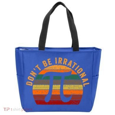 Don't Be Irrational Retro Vintage Symbol Gift Pi Day Math Teacher Gift Tote Bag
