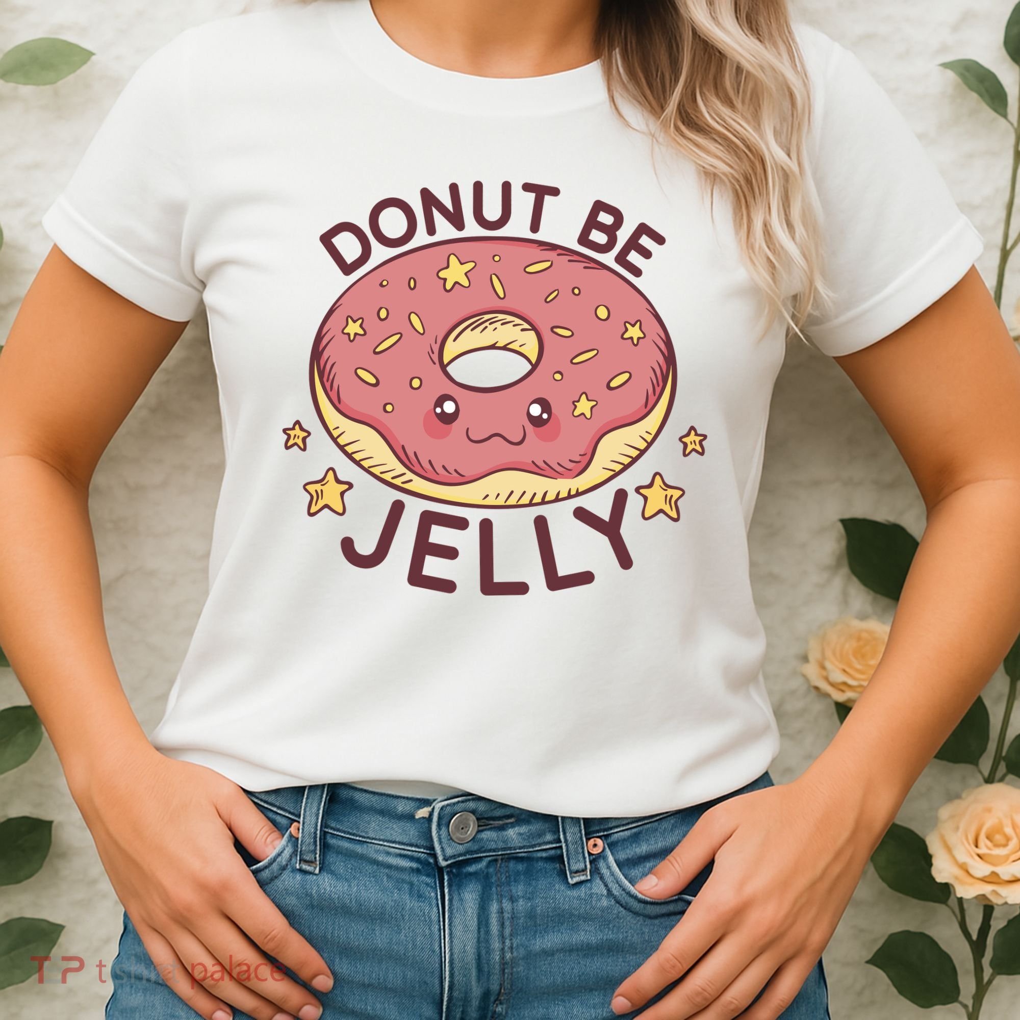 Donut Be Jelly Cute Funny Women's T-Shirt