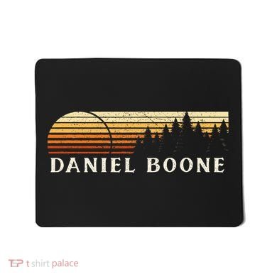 Daniel Boone Ky Vintage Evergreen Sunset Eighties Mousepad