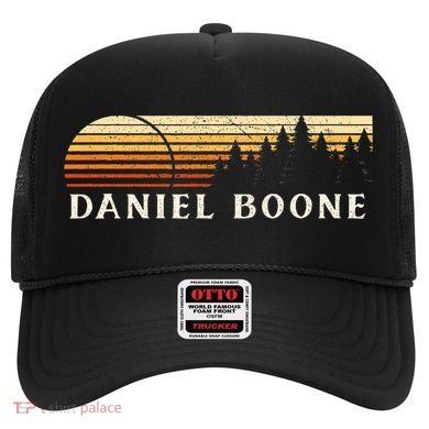 Daniel Boone Ky Vintage Evergreen Sunset Eighties Hat