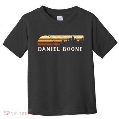 Daniel Boone Ky Vintage Evergreen Sunset Eighties Toddler T-Shirt