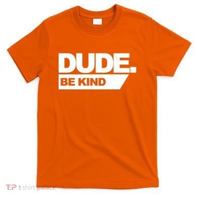 Dude Be Kind Anti Bullying T-Shirt